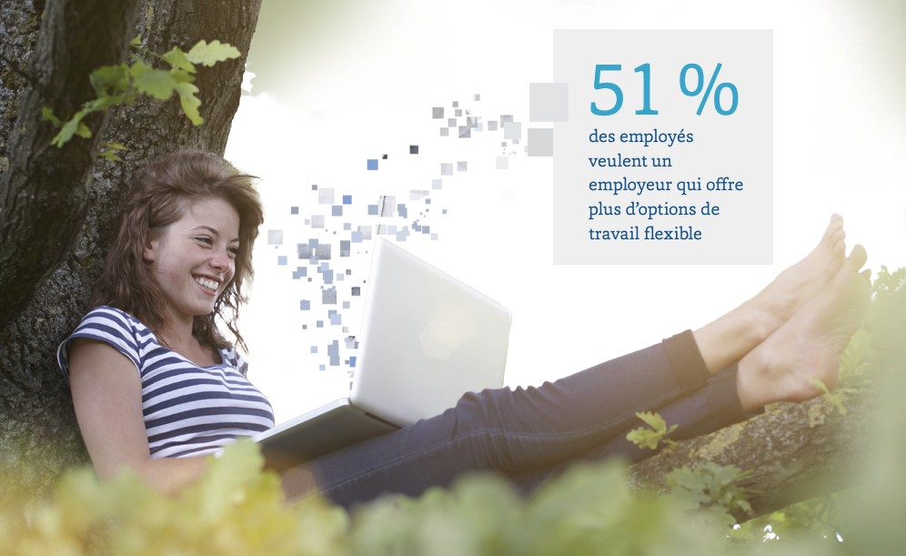 51% des employés veulent un employeur qui offre plus d'options de travail flexible