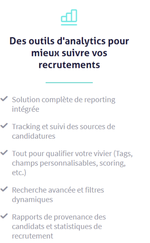 Des outils d'analytics pour mieux suivre vos recrutements