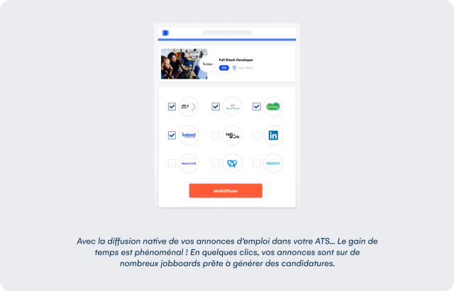 Diffusion simultanée sur les jobboards